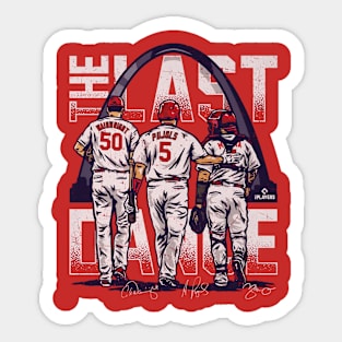 Adam Wainwright, Albert Pujols & Yadier Molina St.Louis Last Dance Sticker